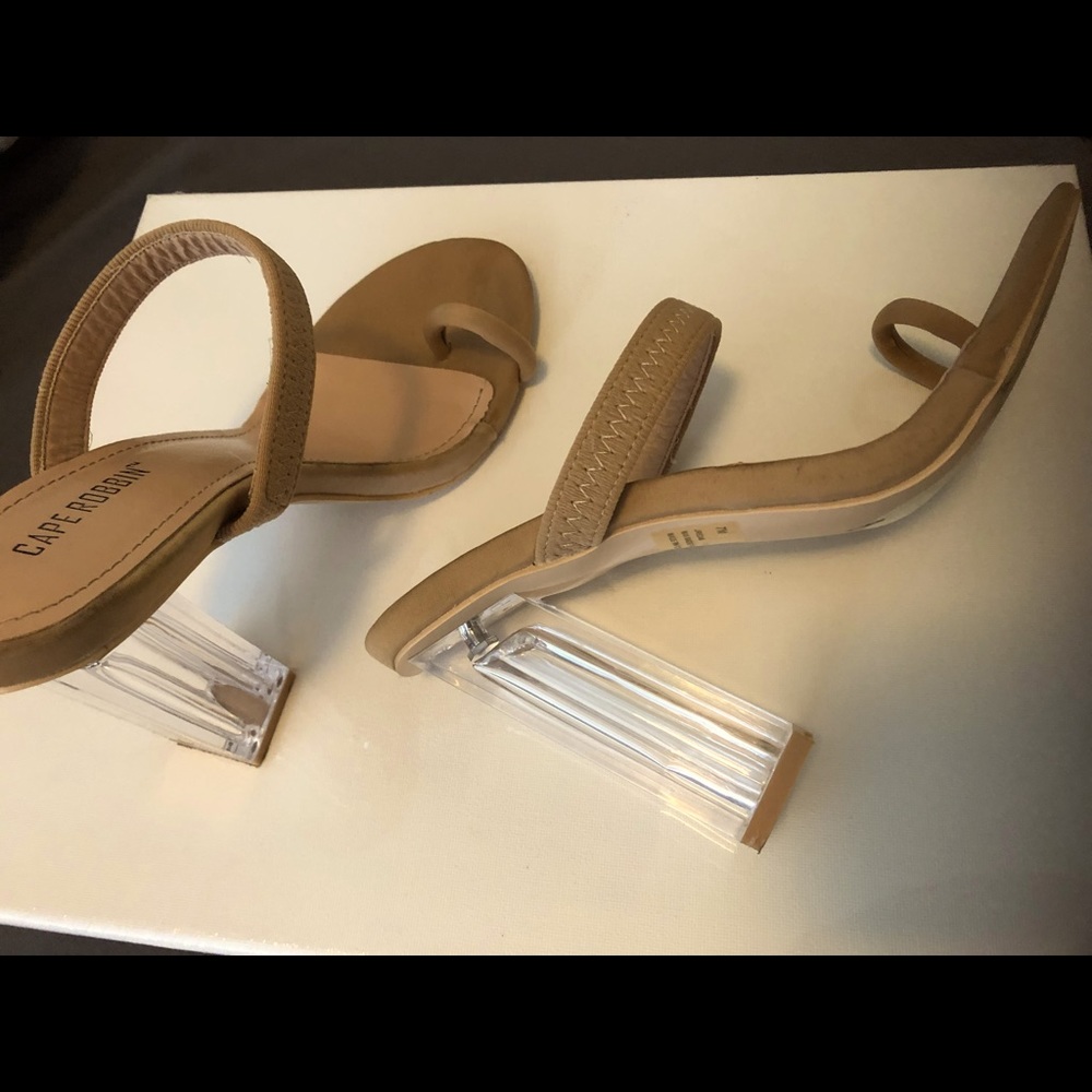 Tan pumps